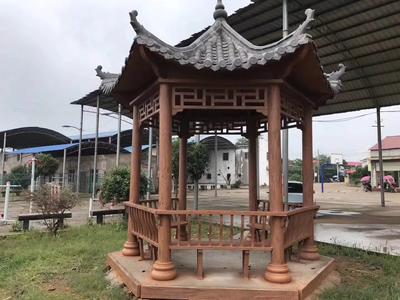 赣州水泥仿木凉亭3